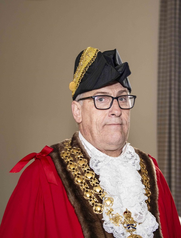 New Mayor of Malmesbury, Phil Exton