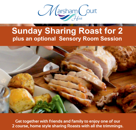 WIN a Two-Course Sunday Lunch for 2 Worth £44 at Marsham Court Hotel 