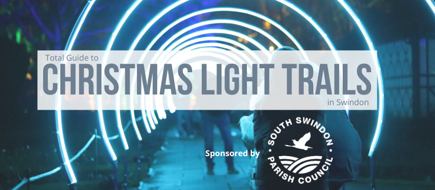 Christmas light trails in and around Swindon 2024