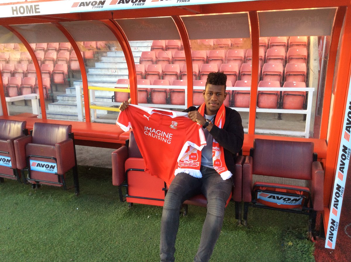 Swindon Town sign centre-back Rollin Menayese on loan from Bristol Rovers