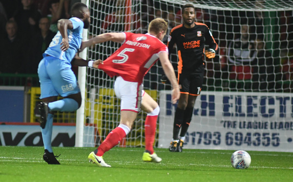 Swindon Town manager David Flitcroft will 