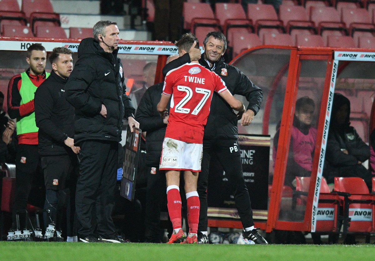 Swindon Town striker Scott Twine has 