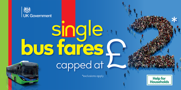 Single Bus Fares for £2 ONLY!