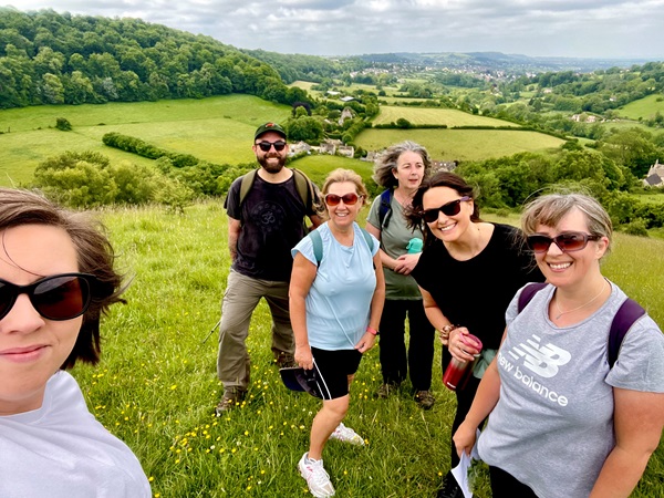 SWINDON CHARITY CONVERTING STEPS ON THE COTSWOLD WAY INTO COUNSELLING SESSIONS