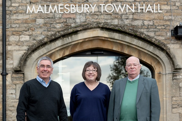 Cllr Campbell Ritchie, Cllr Kim Power and Mike Westmacott, of the Warden and Freemen