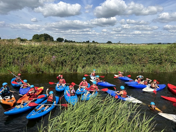 Kayaking in Sidcot