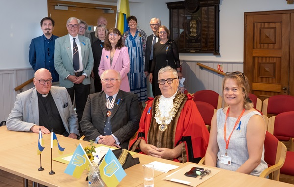 The signing of the Friendship Agreement between Malmesbury and Cherkasy in the Ukraine