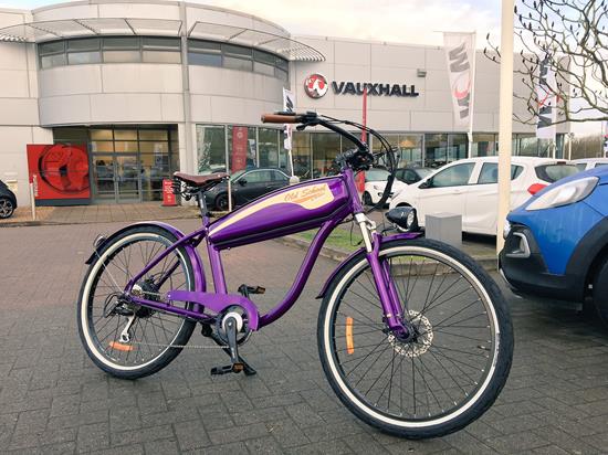 old school electric bike