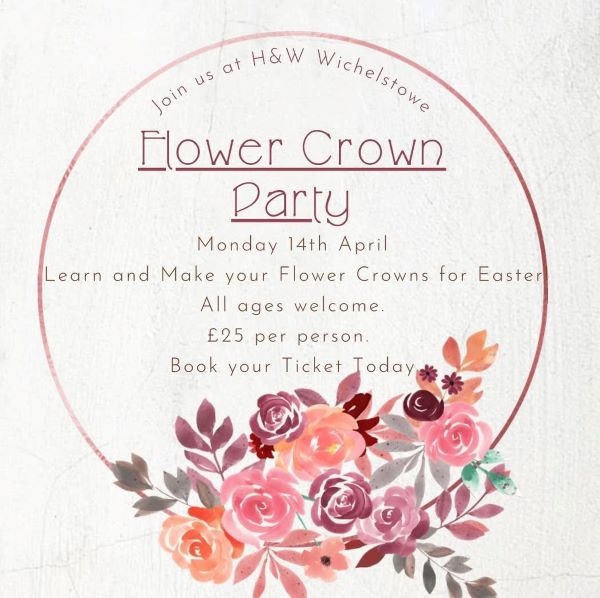 Flower Crown Party at Hall & Woodhouse Wichelstowe