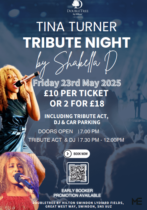 Tina Turner Tribute Night @ The Doubletree by Hilton