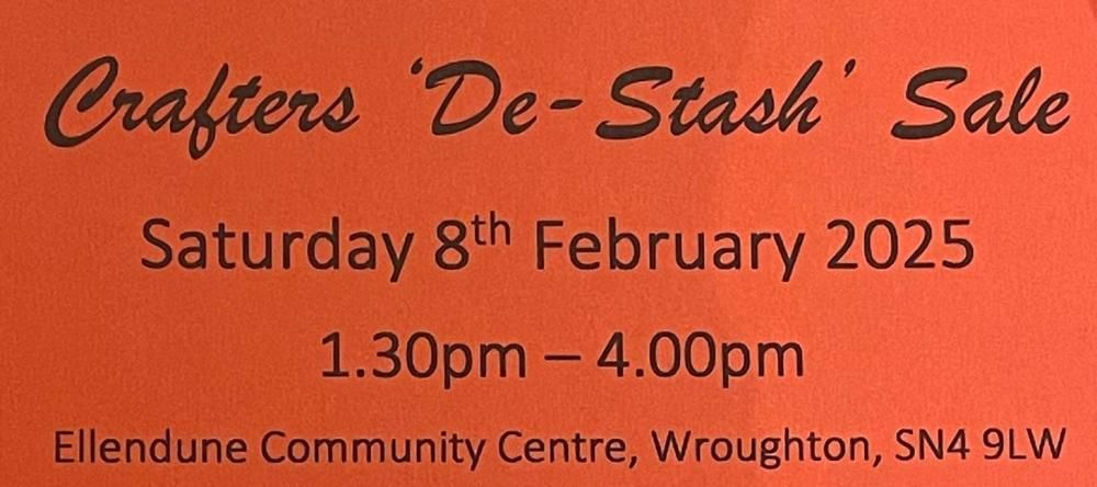 Wroughton Crafters De-Stash Sale in aid of Wiltshire Search and Rescue